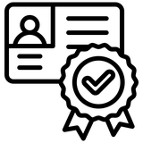 Icon of a licensed and insured contractor shield